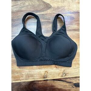 Calia by Carrie Underwood Black Fixed Cup shaped Support Sports Bra Size Medium